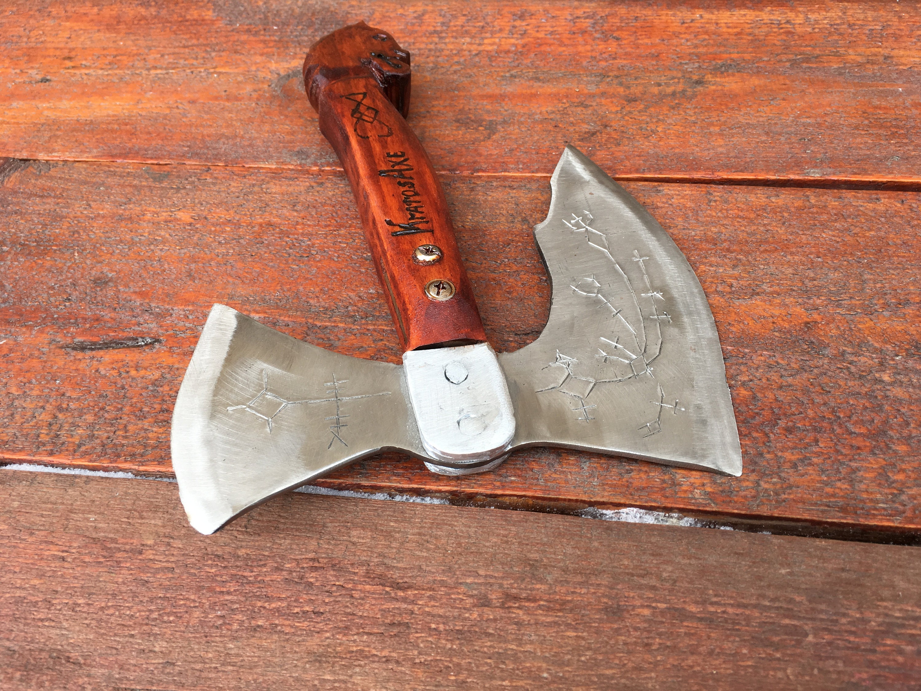 Stainless steel kitchen axe kitchen axe butcher gifts meat Etsy