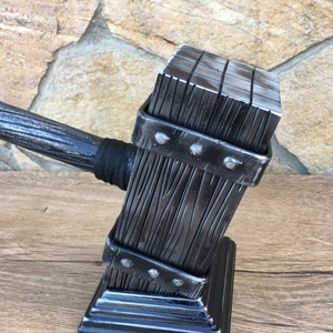 Hammer, unique hammer, viking tools, home decor, Christmas gift, viking hammer, mens gift, iron gift for him, military gift, iron gifts image 3