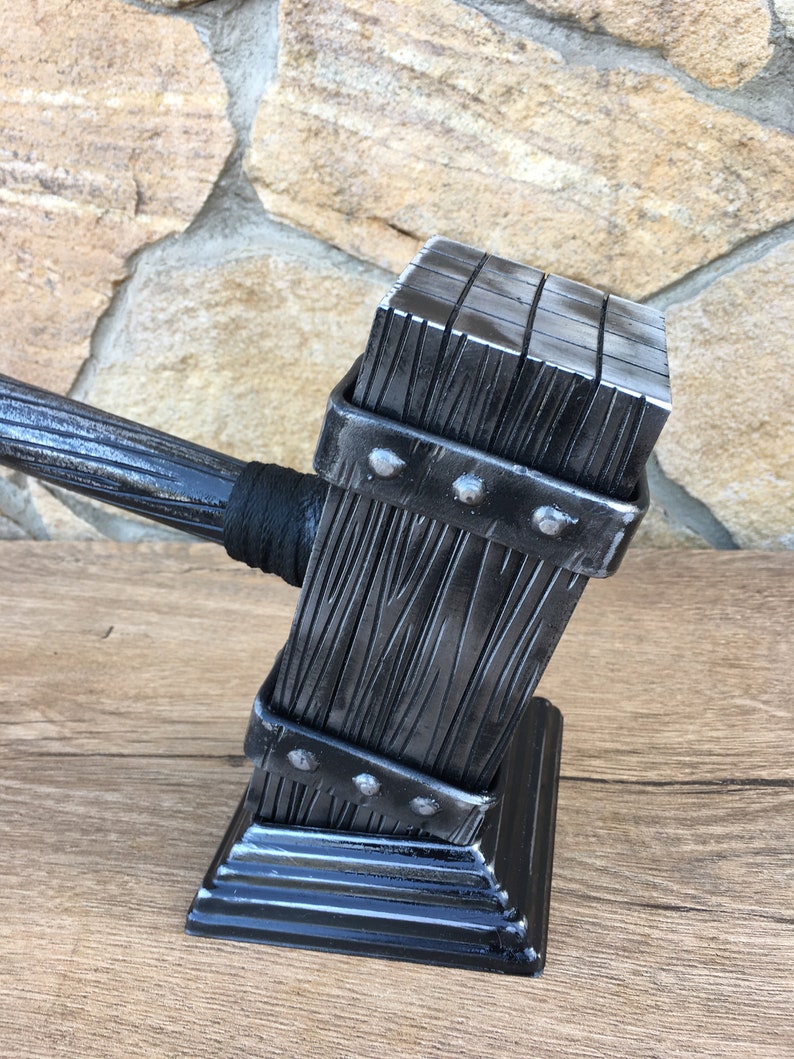 Hammer, unique hammer, viking tools, home decor, Christmas gift, viking hammer, mens gift, iron gift for him, military gift, iron gifts image 3