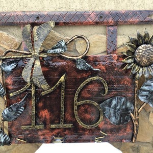 Address plaque, house number plaque, house plaque, address number sign,house number, address plate, address wall sign, hanging address sign