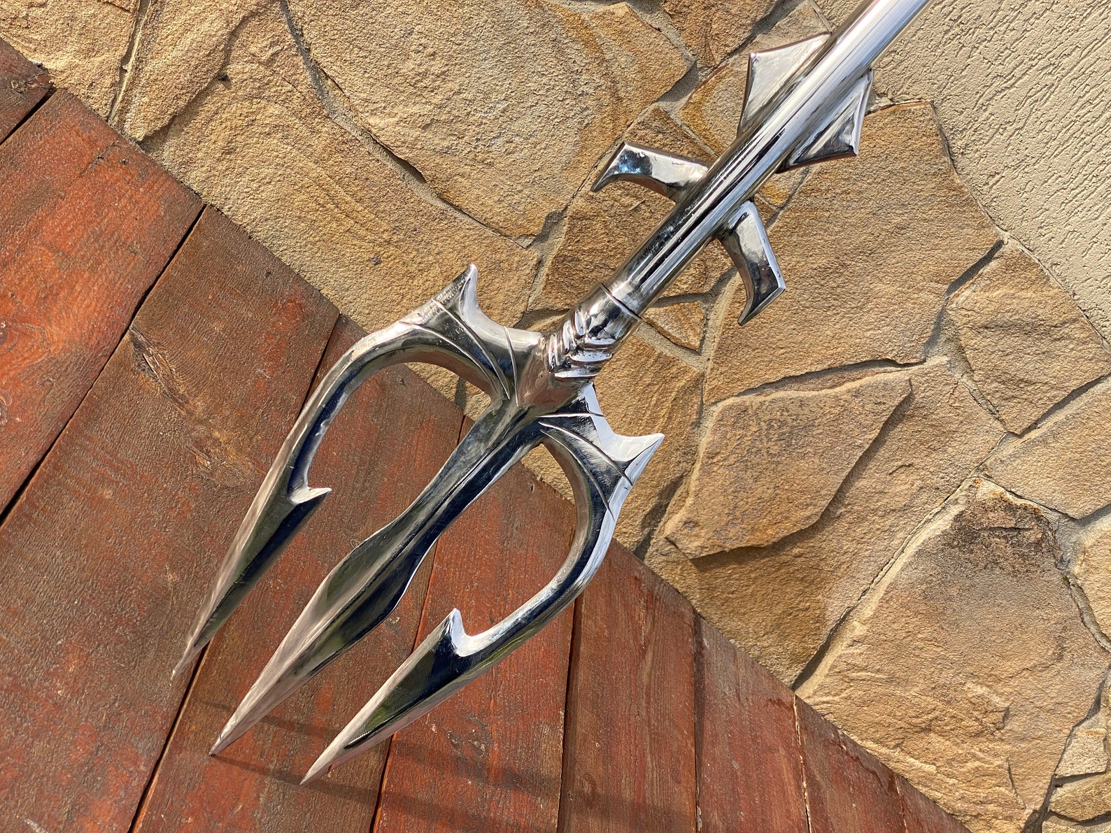 Stainless steel trident steel gift 11th anniversary Etsy