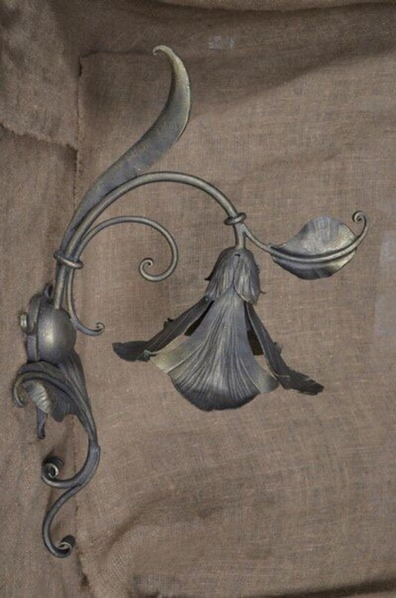 Wall Sconce Flower Sconce Sconces Lantern Lamp Flower Etsy