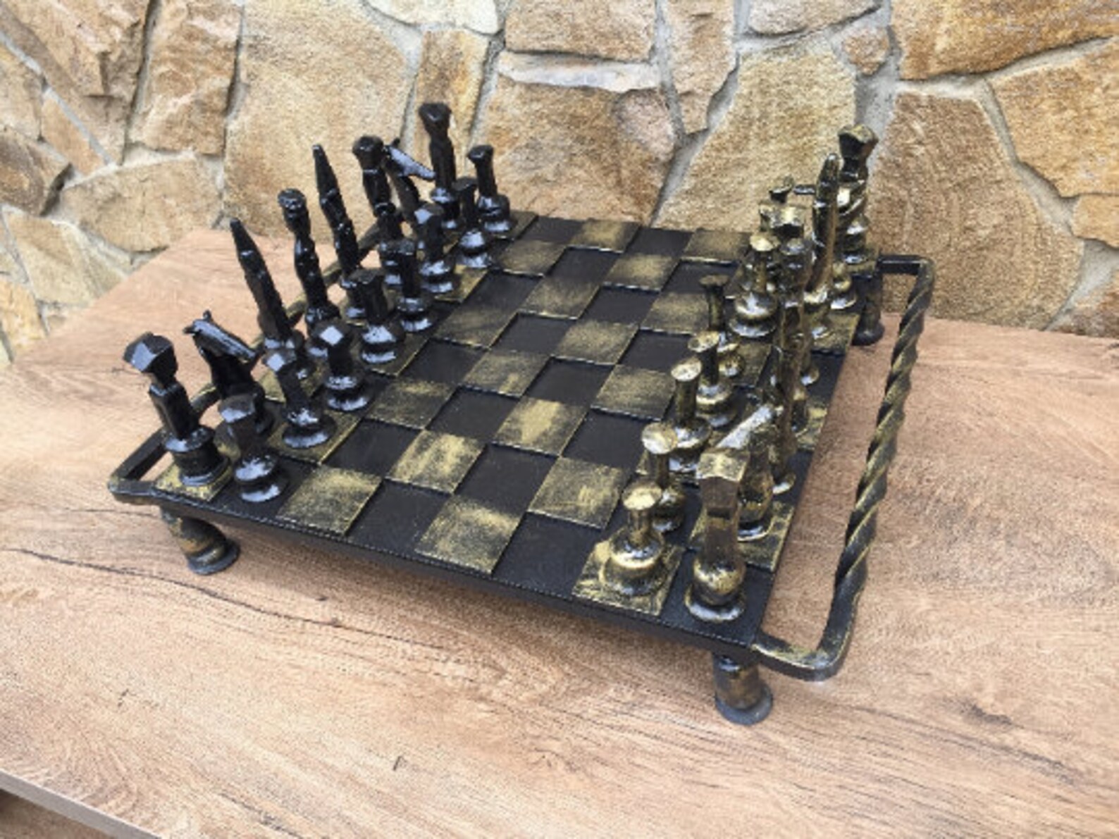 Chess Chess Set Chess Board Table Game Chess Pieces Chess Etsy