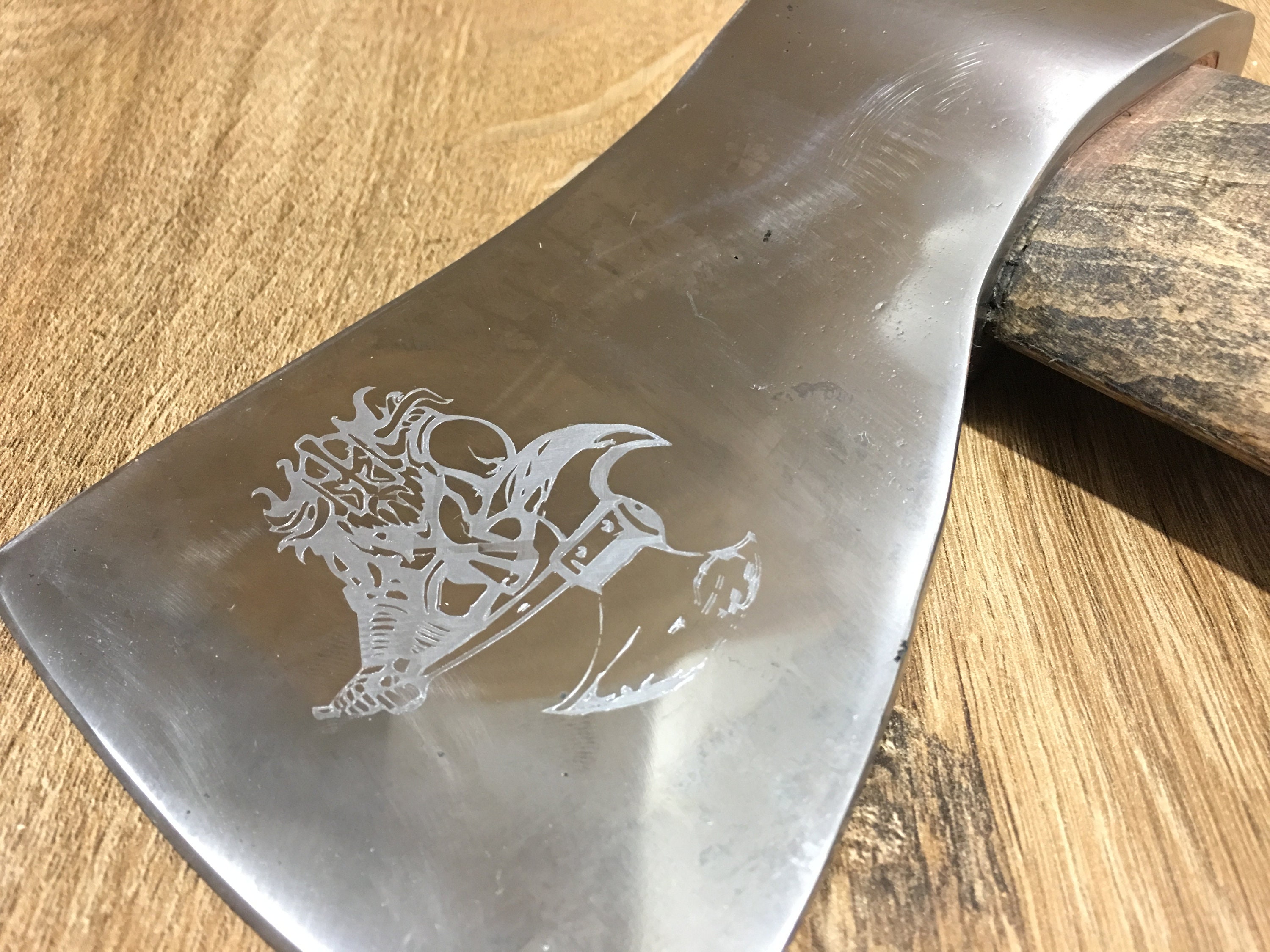 Custom Axe Customized Axe Etched Axe Head Personalized Axe Etsy
