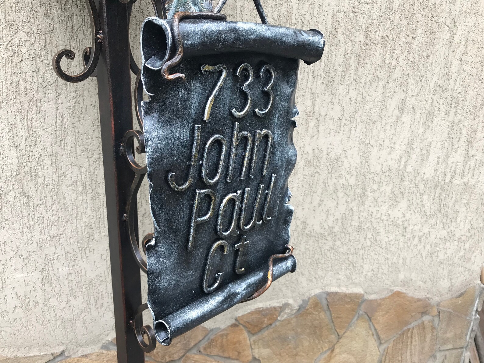 Mailbox Post Box Mailbox Post Mailbox Numbers Lock Box Etsy