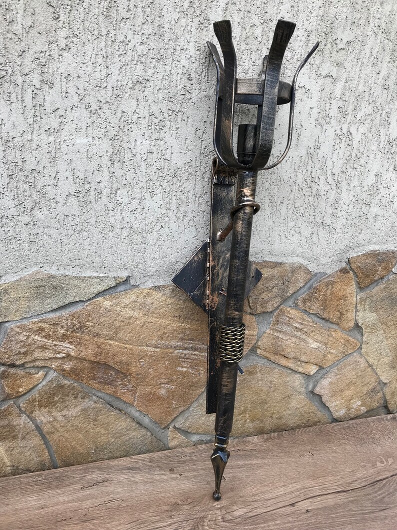 Torch Sconce Medieval Sconce Wall Sconce Torch Viking Etsy