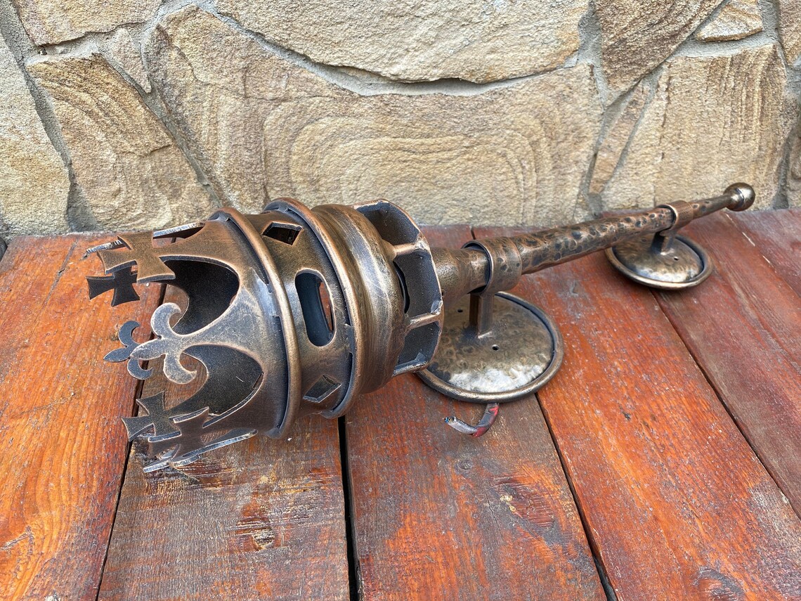 Wall Sconce Sconce Torch Torch Sconce Torch Medieval Etsy