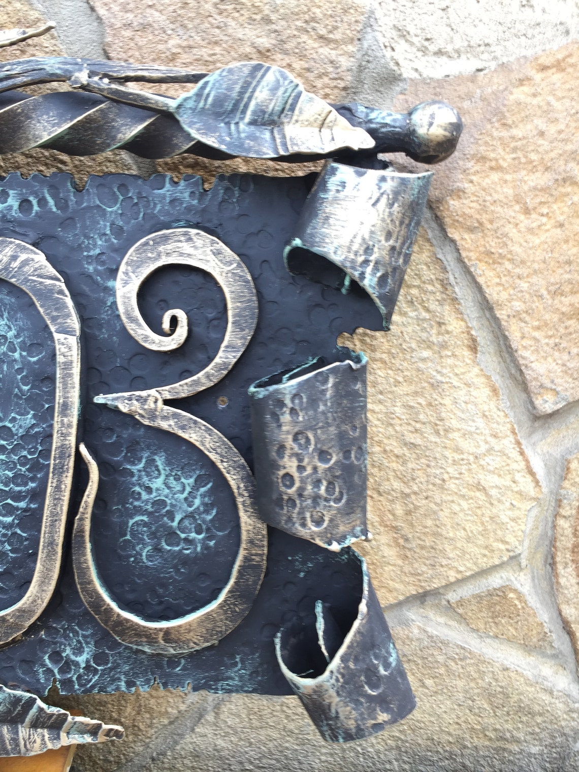 House Number Sign House Number Plaque Fence Decor Fence Etsy Canada