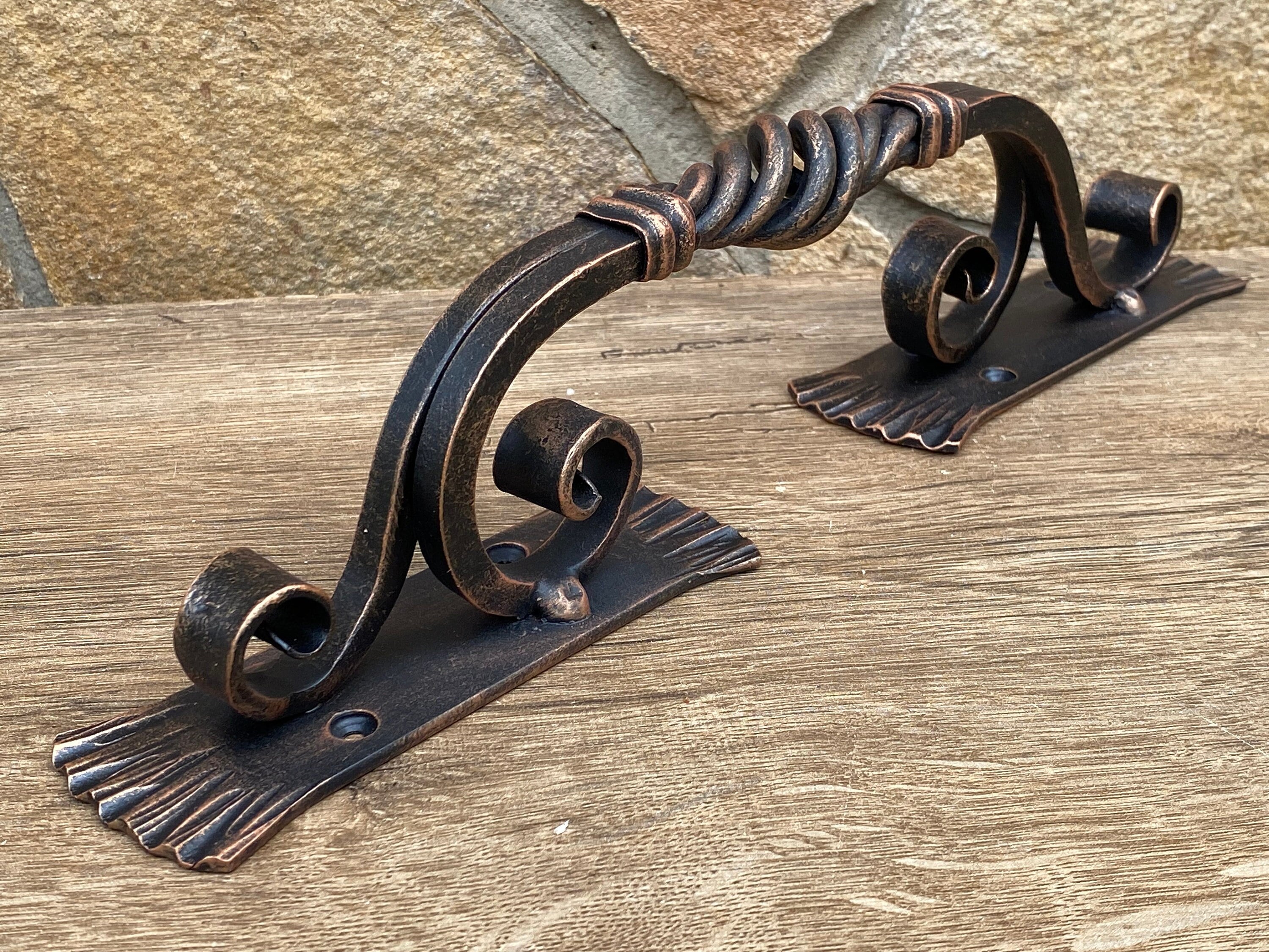 Barn door handle door handle metal door handleiron Etsy