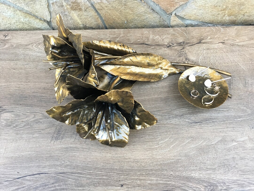 Iron Ring Dish Iron Anniversary Gift for Her Wedding Rings Etsy Canada