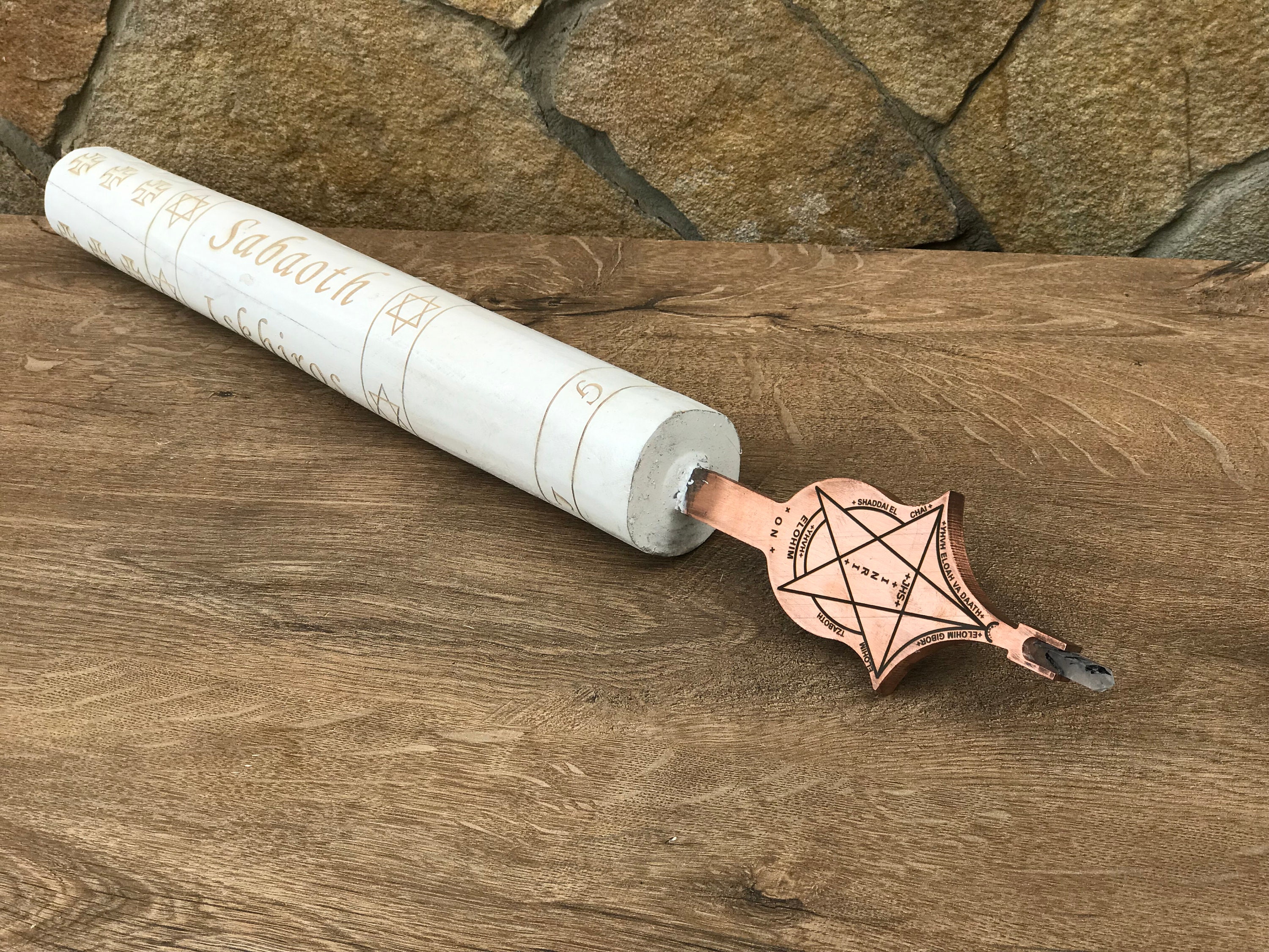 Magic mace spirituality ritual athame copper mace mace Etsy