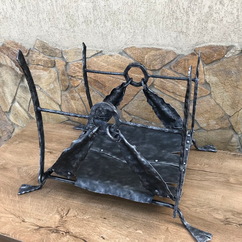 Fireplace Decor Log Rack Medieval Tools Holder Ancient Decor