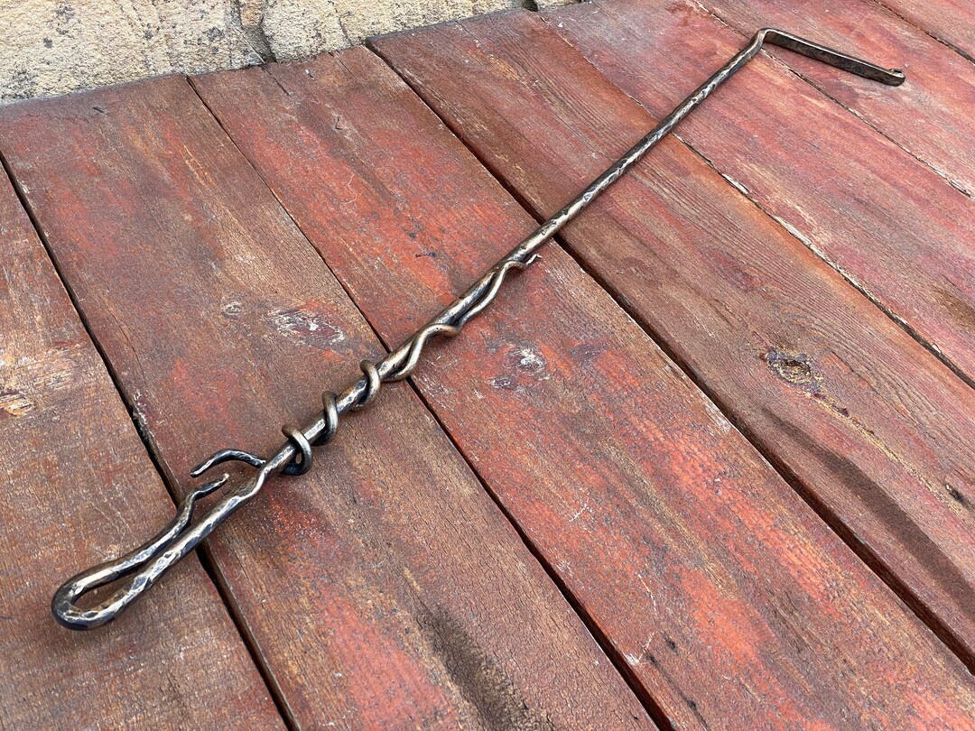 Fire Poker, Wrought Iron Fire Poker, Fireplace, Fireside, Hand