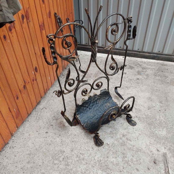 Fireplace Tools Firewood Holder Fire Poker Fireplace Iron - Etsy