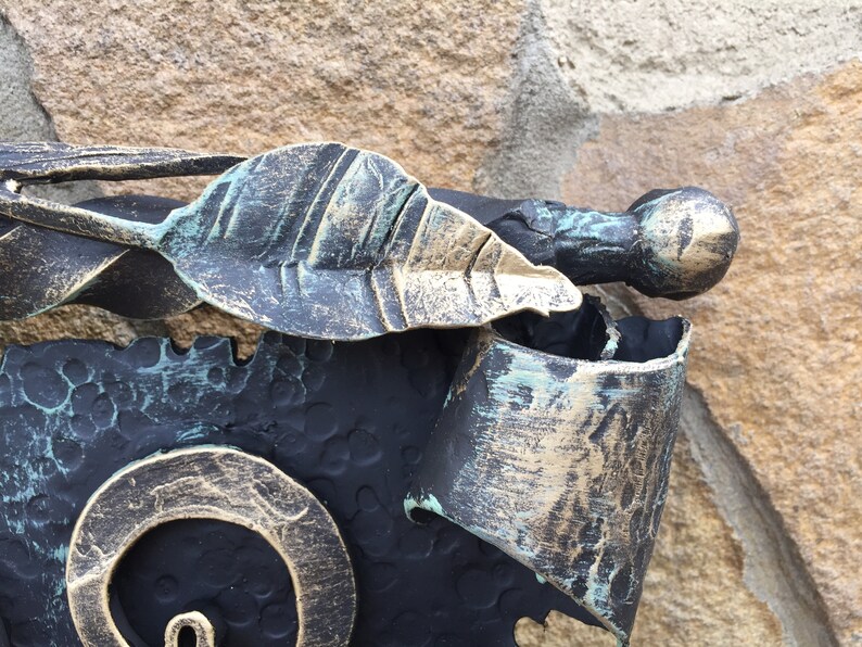 House Number Sign House Number Plaque Fence Decor Fence Etsy Canada