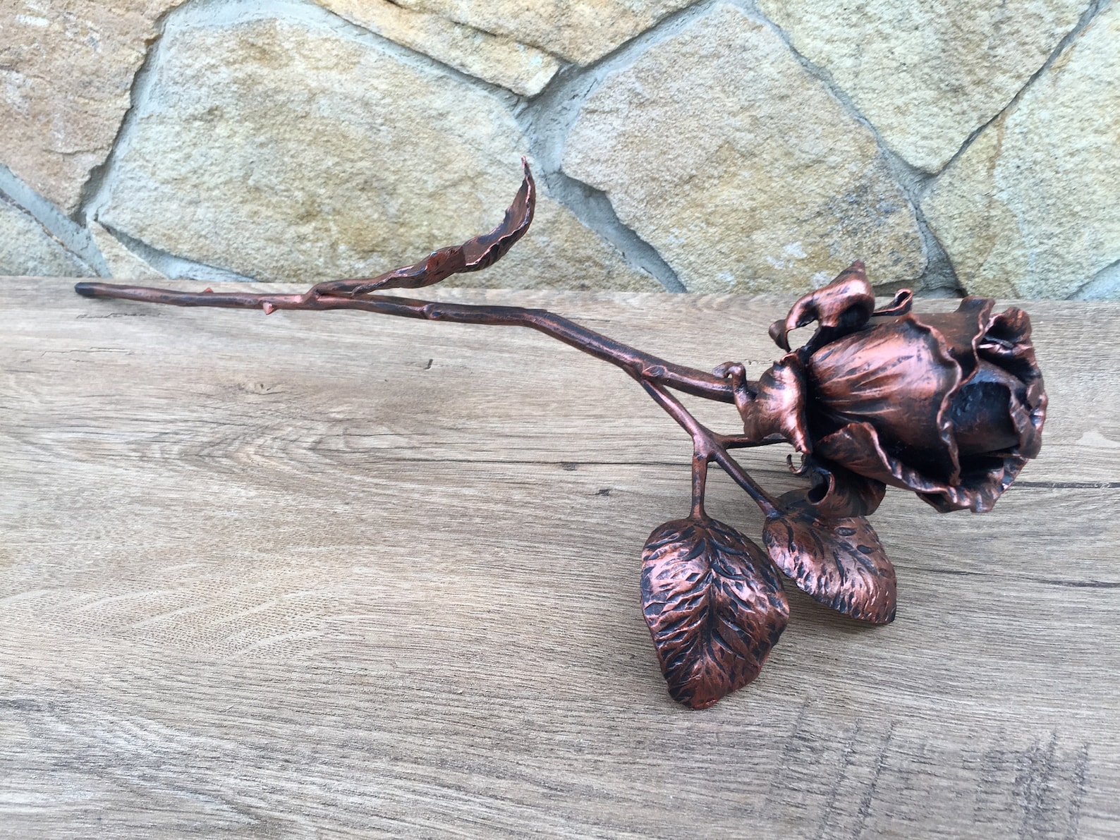 Wrought Iron Rose Anniversary Gift Valentine's Day Gift Etsy