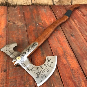 Cosplay axe, cosplay , cosplay , prop, games, replica, mens gift, steel gifts, viking axe, cosplay, gamer gift, gamer, Christmas