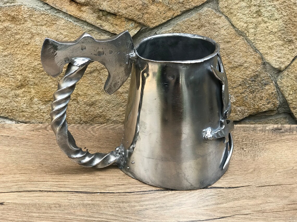 Beer mug beer tankard viking mug viking beer cup beer Etsy