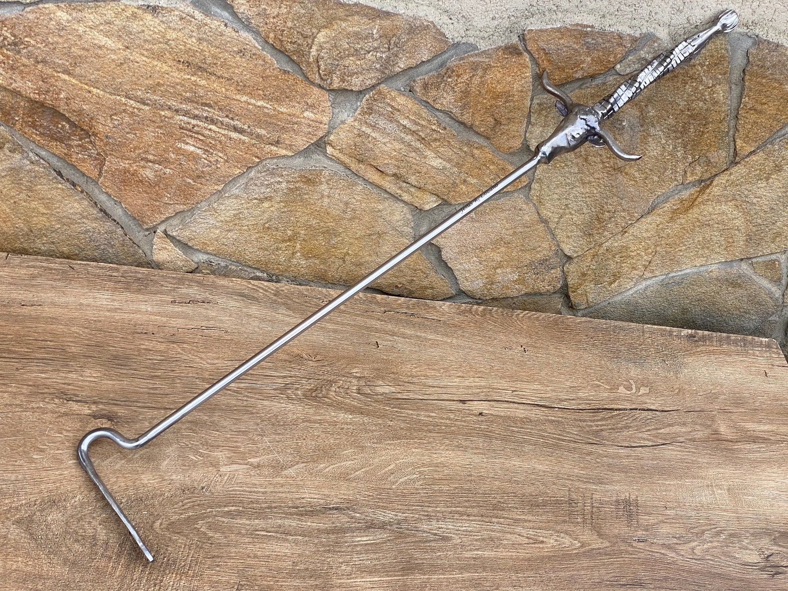 Personalized Fire Poker Stainless Steel Fire Poker Fire Etsy