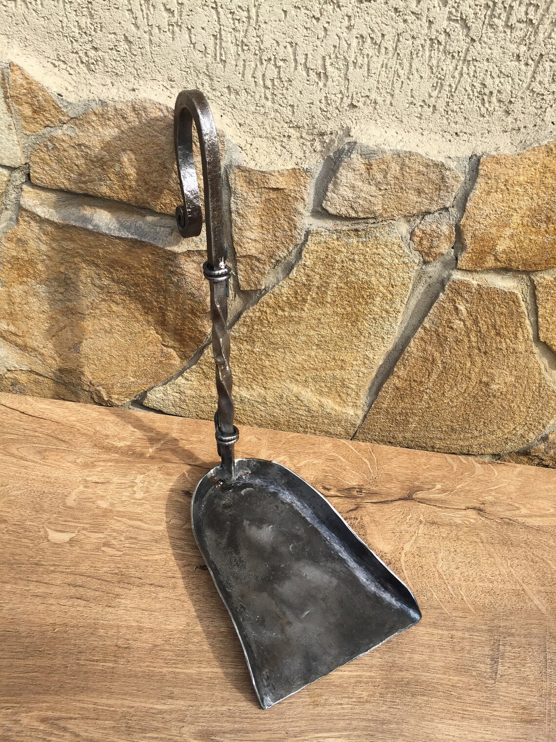 Hand Fire Shovel Fireplace Shovel Ash Shovel Wrought Etsy