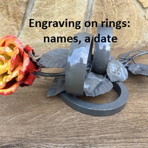 6th anniversary gift for her, iron anniversary gift for her, anniversary flower,iron rose,iron gift for her,iron gifts,metal rose,iron gifts