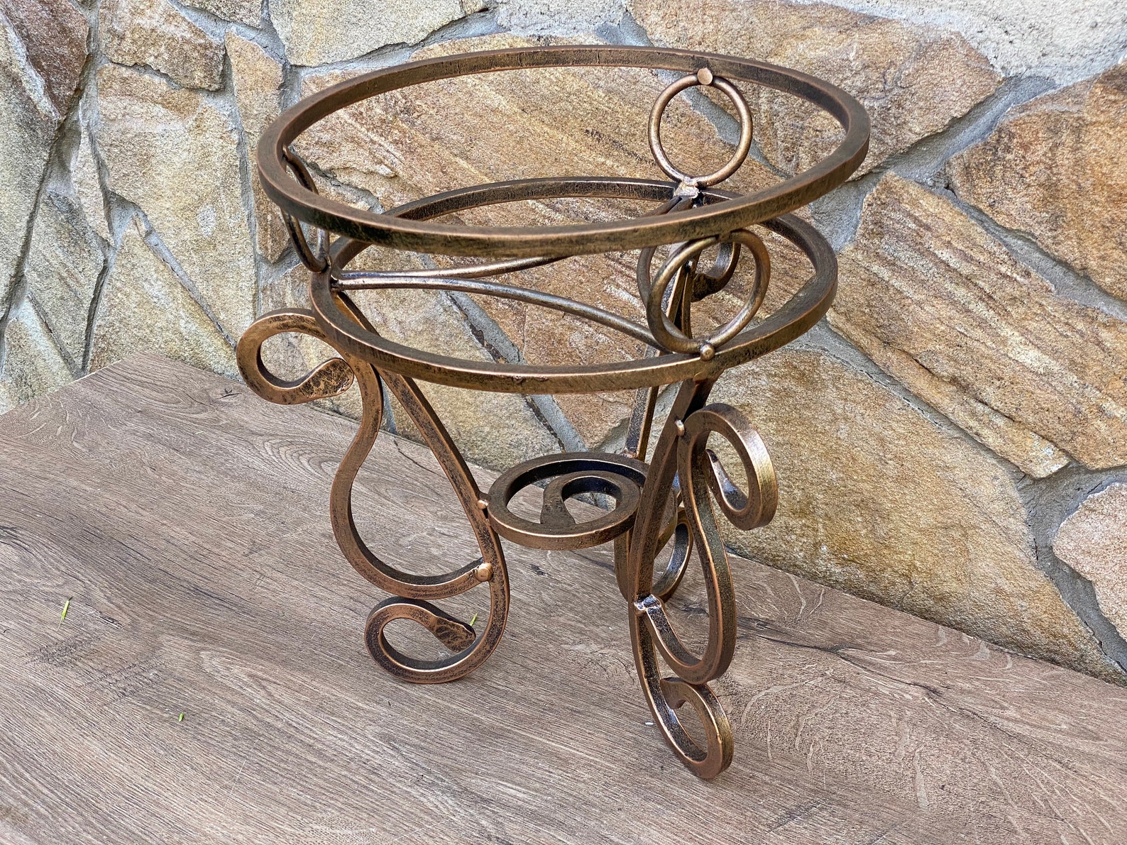 Plant stand outdoor plant stand 6th anniversary indoor Etsy