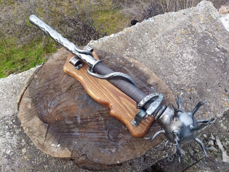 Snake tongue mace mace hand mace viking axe war Etsy