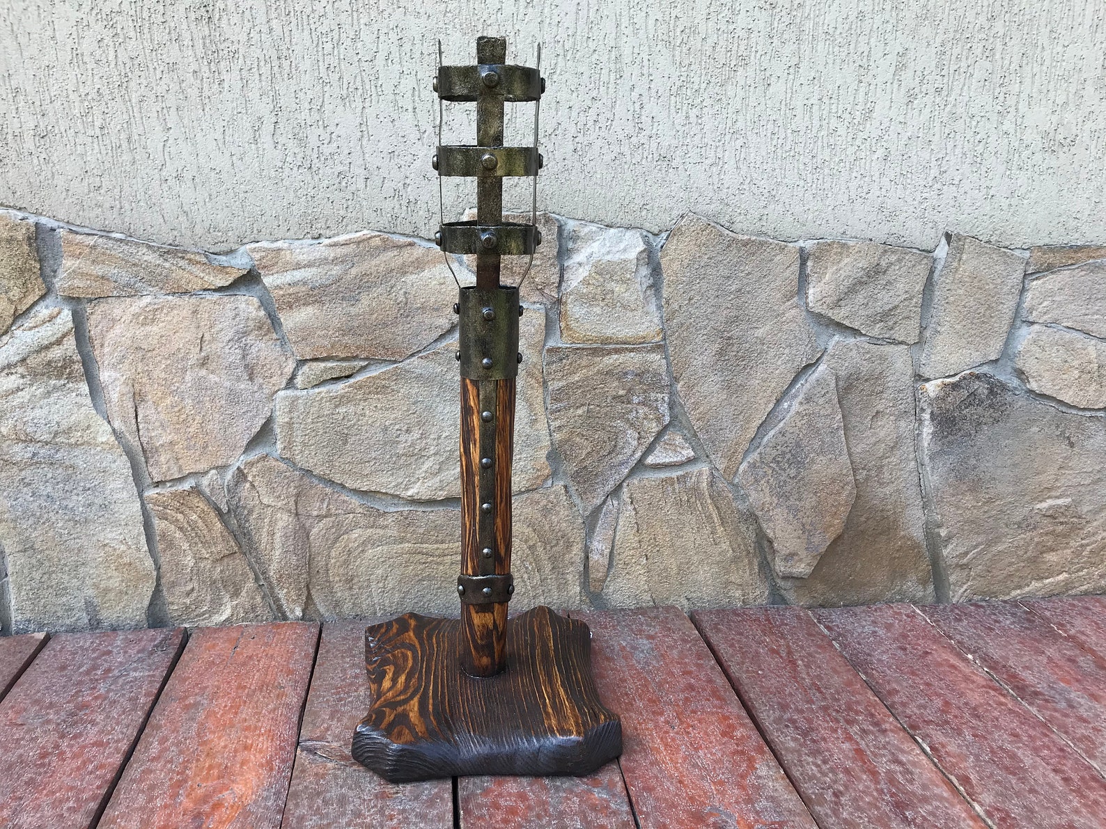 Viking candle holder viking candlestick viking encampment Etsy