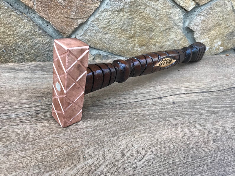 Copper hammer 7th anniversary gift for him copper gift for Etsy