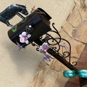 Mailbox & Post System – Black Rust Resistant Mailbox