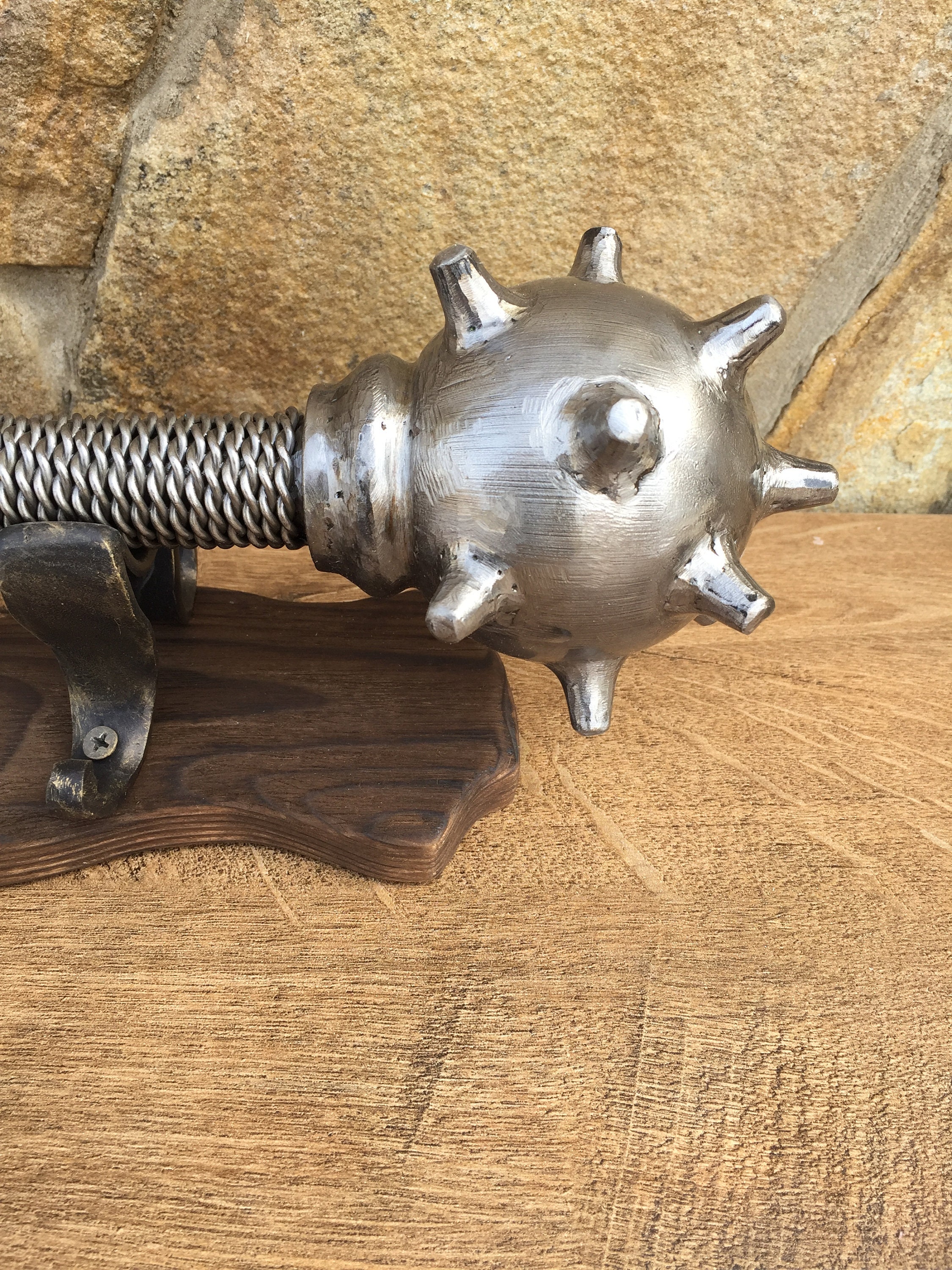 Hand mace mace war mace flail chain flail Etsy