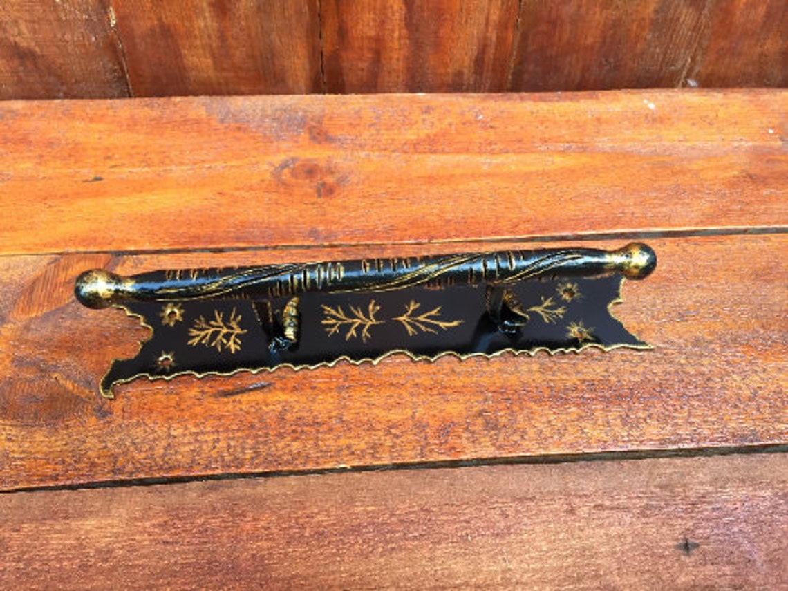 Wrought Iron Door Handle Door Handle Iron Door Etsy