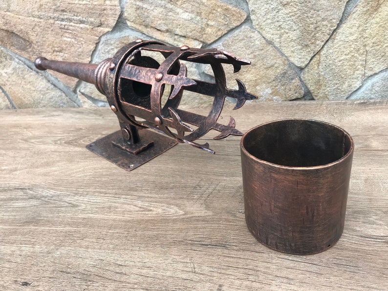 Torch candle holdertorchsconce candle holderwall Etsy