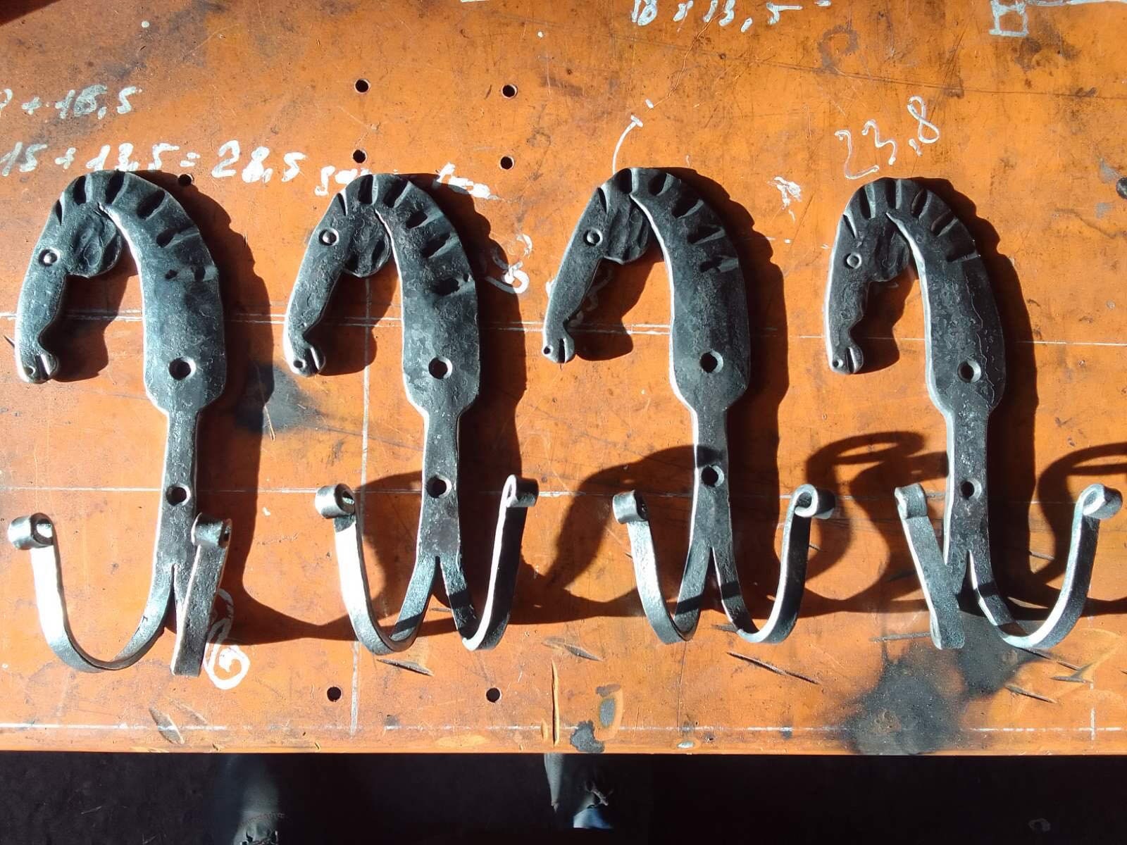 馬の頭のフック、フック、馬、動物、馬好き、鍛冶屋、ハンガー、ラック