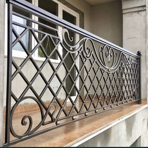 Terrace railing, stair railing, balcony railing, privacy screen, railing,handrail,birthday,Christmas,anniversary,iron gift,wedding,groomsman