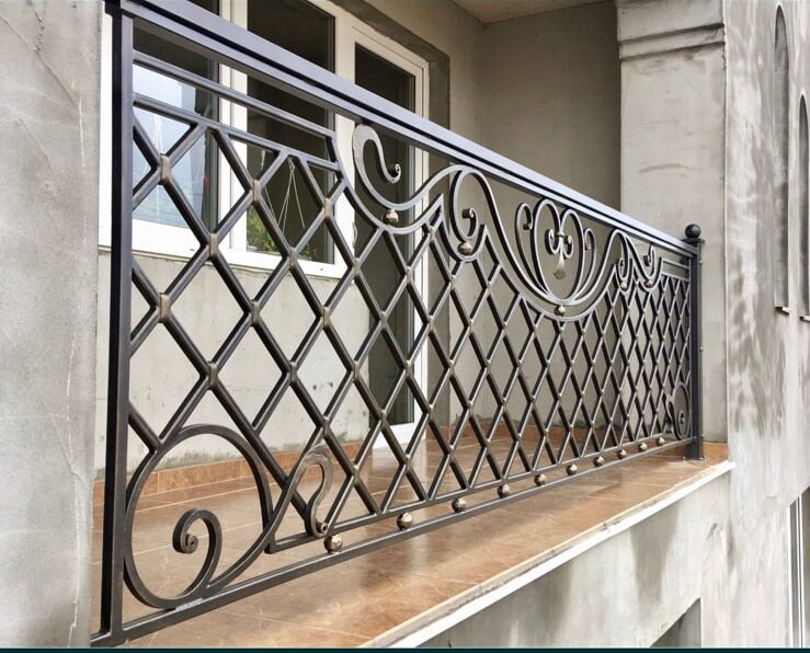Terrace Railing Stair Railing Balcony Railing Privacy Screen Railing handrail birthday christmas anniversary iron Gift wedding groomsman Etsy