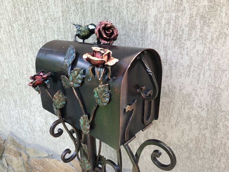 Hand Painted Mailbox Birds On A Mailbox Cardinals