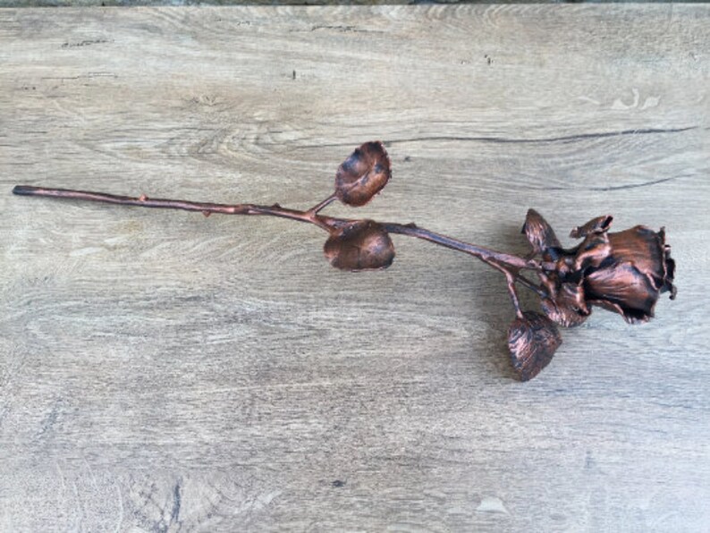 Wrought Iron Rose Anniversary Gift Valentine's Day Gift Etsy