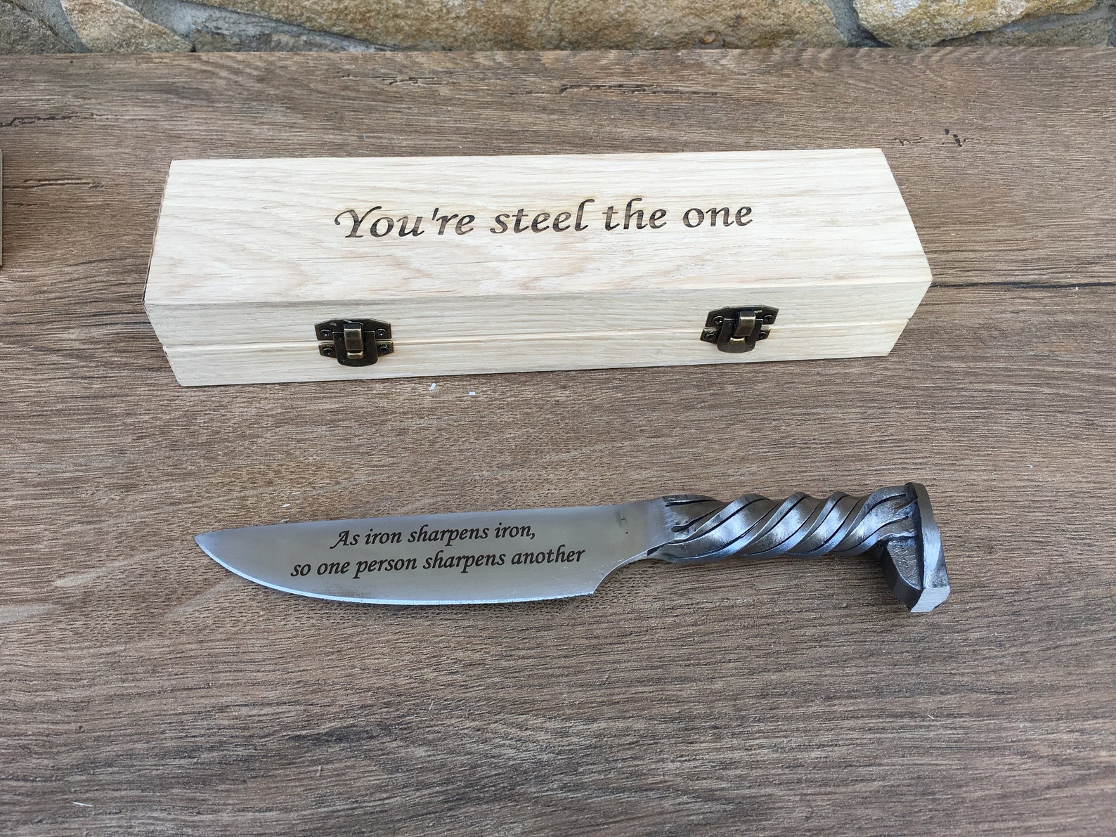 11th Anniversary Steel Anniversary Steel Gift for Him Etsy