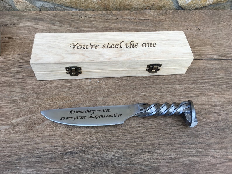 11th Anniversary Steel Anniversary Steel Gift for Him Etsy
