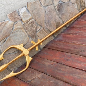 Trident, iron gift, 6th anniversary, 11th anniversary, cosplay, Christmas, birthday, ocean decor, iron gift idea, mermaid, Poseidon, Neptune