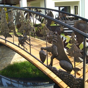 Terrace railing, balcony, stair railing, railing, renovation, retirement, forest, desert, savannah, wedding, anniversary, garden, bridge