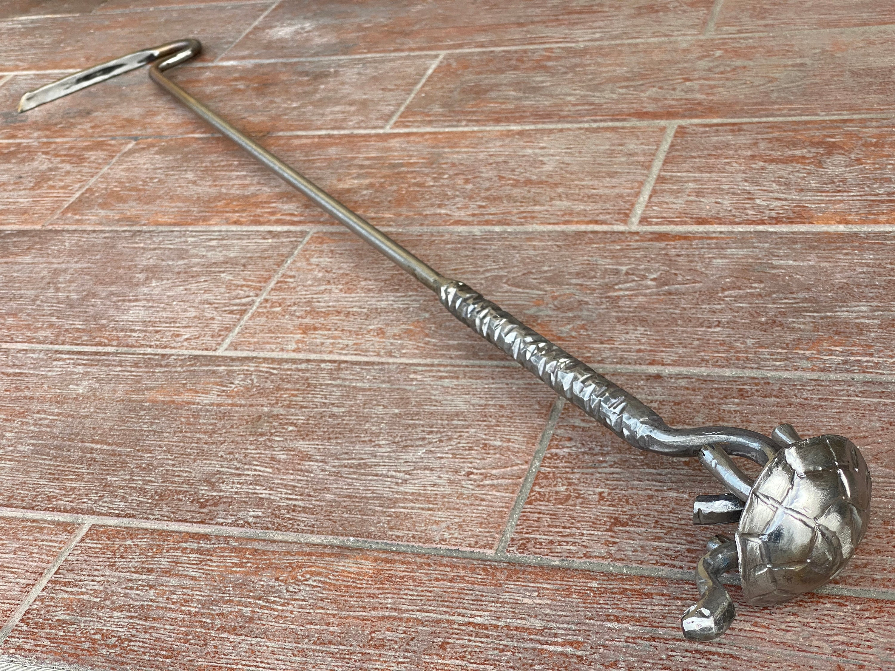 Stainless steel fire poker personalized fire poker fire Etsy