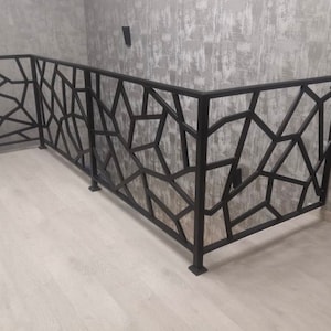 Stair railings, balcony decor, privacy screen, railing, handrail, birthday, Christmas, anniversary, iron gift, wedding, newlyweds, groom