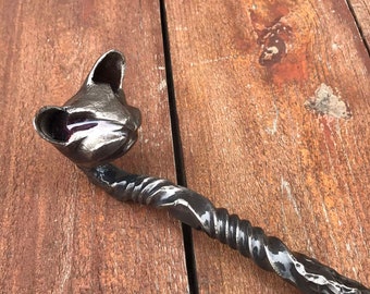 Shoehorn, cat, pet lover, cat lover, shoe horn, cat collar, leash, animal, Christmas, birthday, pet, anniversary, 6th anniversary, iron gift