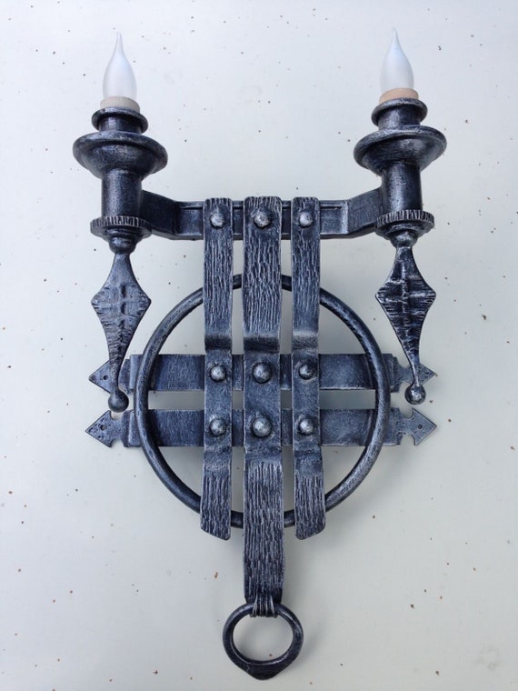 Medieval wall candle holder best sale