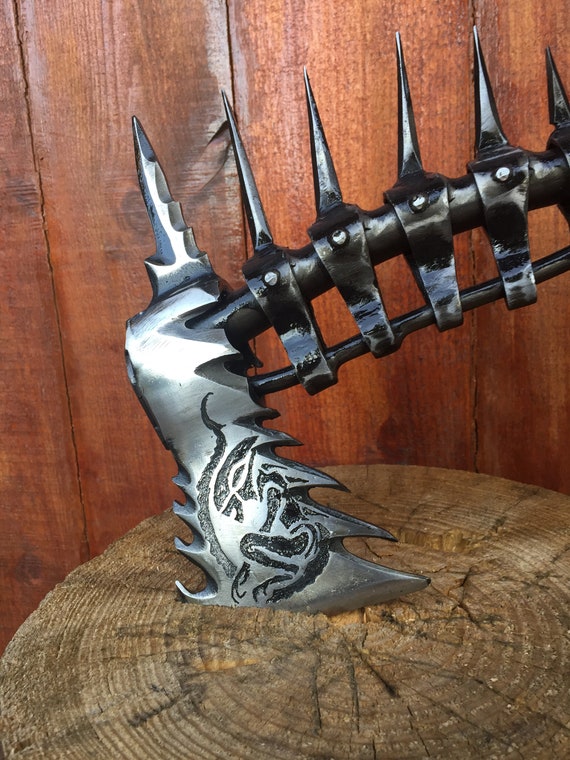 6th anniversary alien skeleton iron gifts medieval Axe tomahawk mens gifts handyman tool viking axe viking hatchet viking gifts