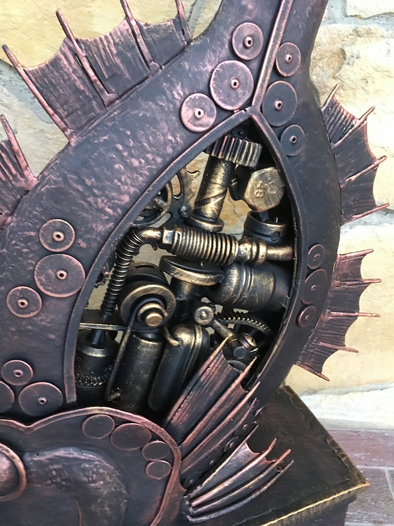 Steampunk Fish Steampunk Sculpture Industrial Art Steampunk Etsy