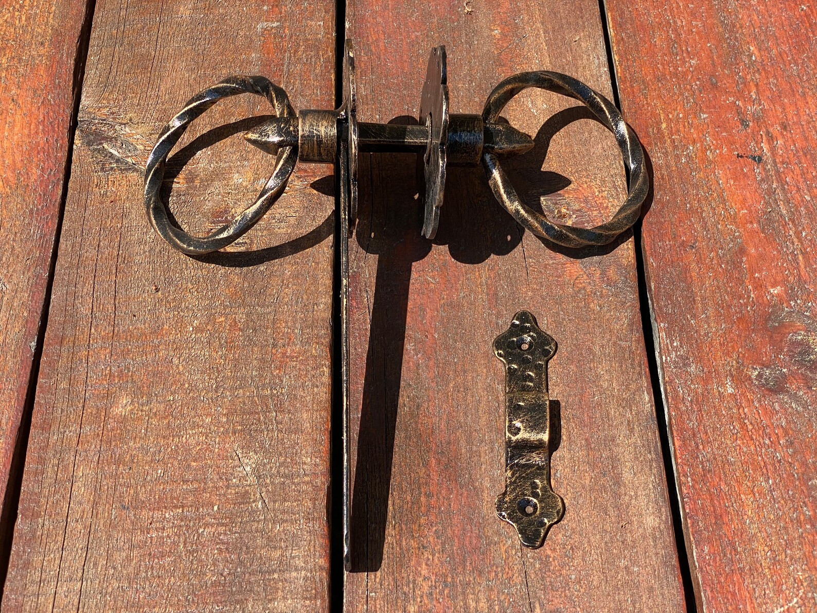 Ring Gate Latch Latch Gate Hardware Door Hardware Door Etsy