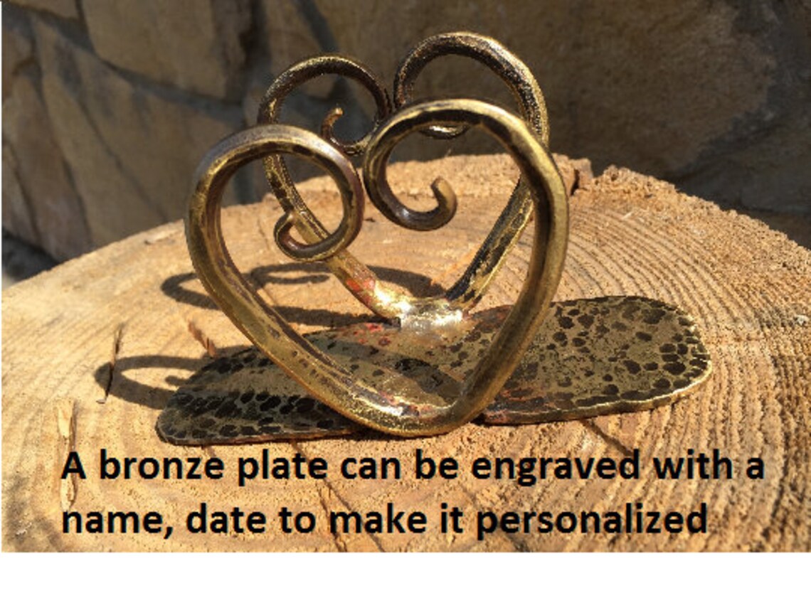 8th Anniversary Gift Bronze Gifts Personalized Bronze Gift Etsy
